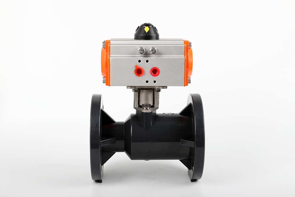 南漳气动法兰一体球阀